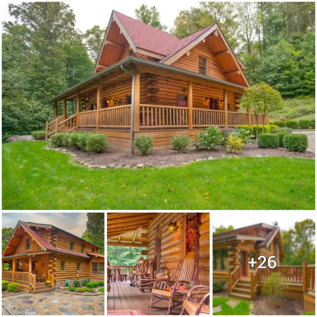 “Embrace the Charm of the Cascade Log Cabin: A Rustic Haven to Steal Your Heart!”